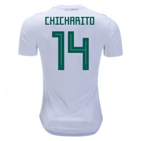 Camisolas de Futebol México Chicharito 14 Equipamento Alternativa Copa do Mundo 2018 Manga Curta